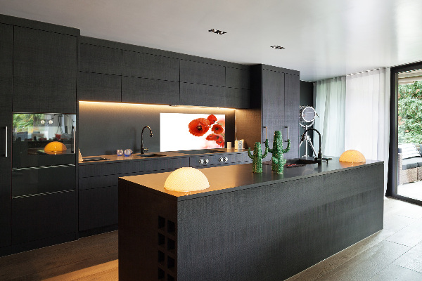 Keuken achterwand Klaprozen