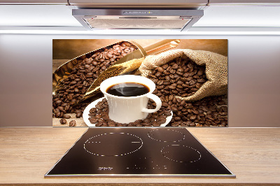 Achterwand keuken Een kopje koffie