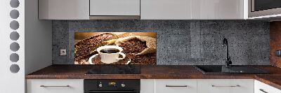 Achterwand keuken Een kopje koffie