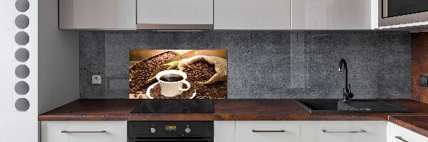 Achterwand keuken Een kopje koffie