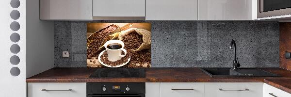 Achterwand keuken Een kopje koffie