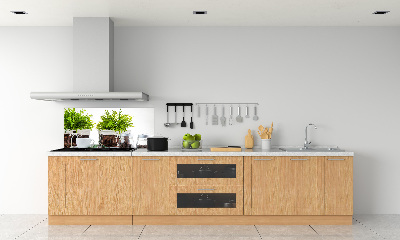 Spatscherm keuken Koffiehuisthema