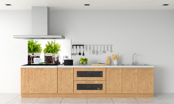 Spatscherm keuken Koffiehuisthema