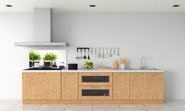 Spatscherm keuken Koffiehuisthema