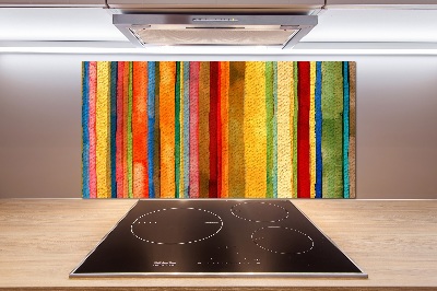 Keuken achterwand Kleurrijke strepen