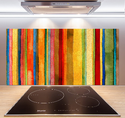 Keuken achterwand Kleurrijke strepen