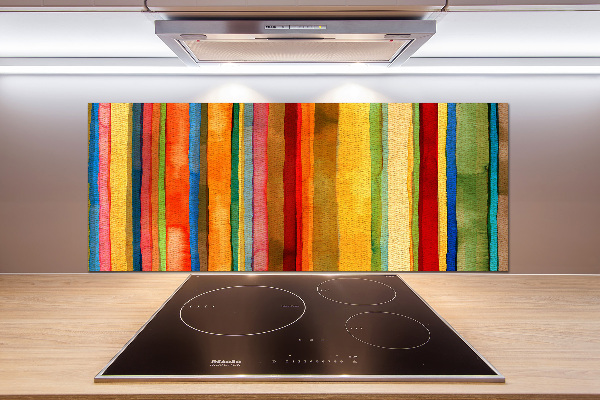 Keuken achterwand Kleurrijke strepen