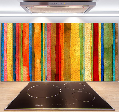 Keuken achterwand Kleurrijke strepen