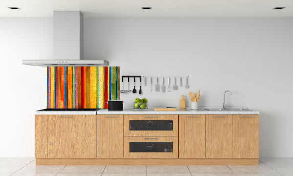 Keuken achterwand Kleurrijke strepen