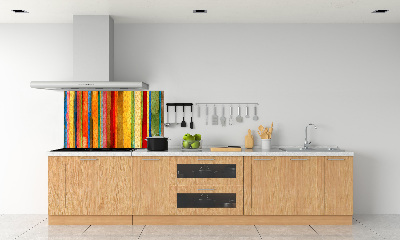 Keuken achterwand Kleurrijke strepen