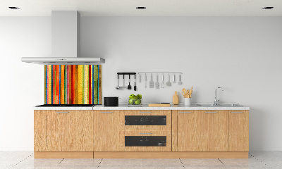 Keuken achterwand Kleurrijke strepen