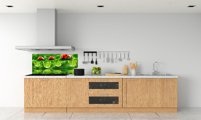 Spatscherm keuken paraplu's met lieveheersbeestjesmotief