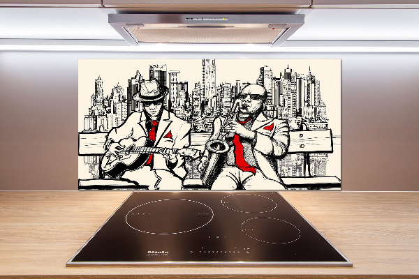 Achterwand keuken New York Jazz