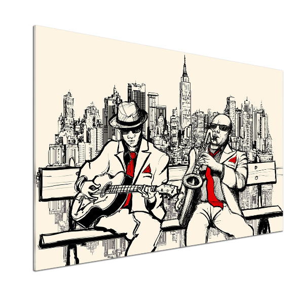 Achterwand keuken New York Jazz