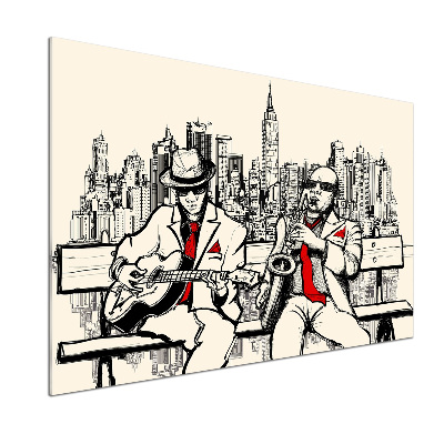 Achterwand keuken New York Jazz