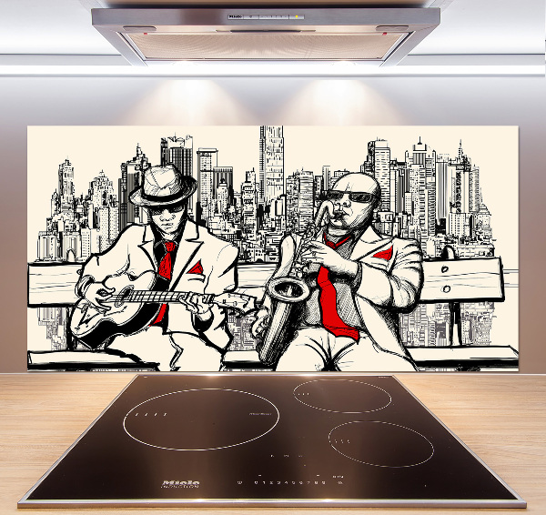 Achterwand keuken New York Jazz