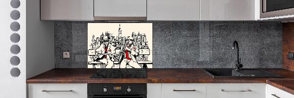 Achterwand keuken New York Jazz
