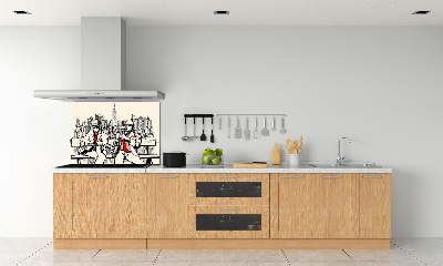 Achterwand keuken New York Jazz