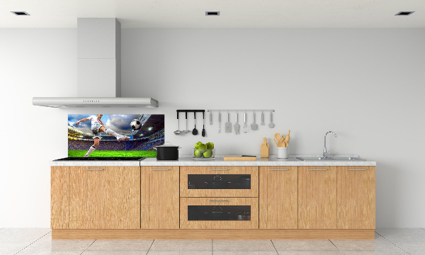 Panel lacobel Piłkarz na stadionie