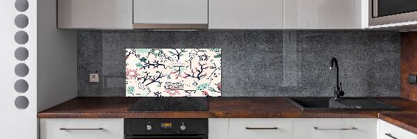 Keuken achterwand Dieren en bloemen