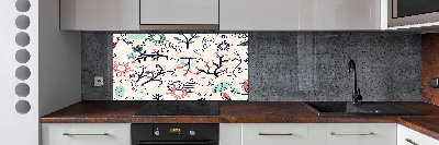 Keuken achterwand Dieren en bloemen