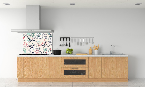 Keuken achterwand Dieren en bloemen