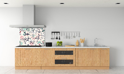 Keuken achterwand Dieren en bloemen