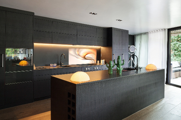 Glazen achterwand keuken Abstracte achtergrond