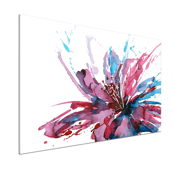 Achterwand keuken Abstracte bloem