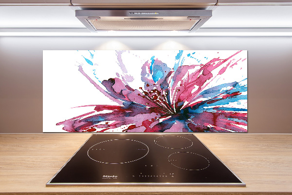 Achterwand keuken Abstracte bloem