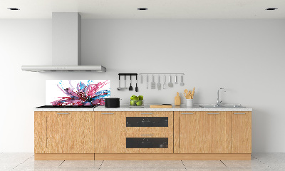 Achterwand keuken Abstracte bloem