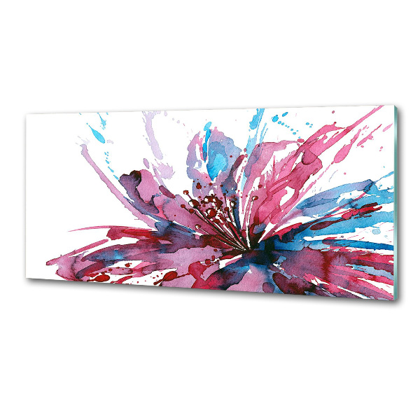 Achterwand keuken Abstracte bloem