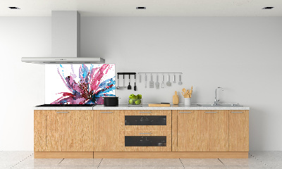 Achterwand keuken Abstracte bloem