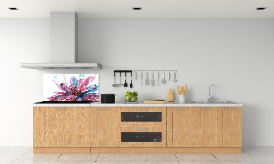 Achterwand keuken Abstracte bloem