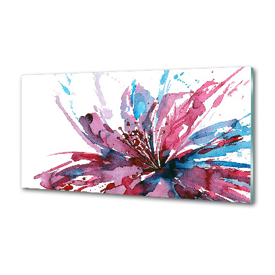 Achterwand keuken Abstracte bloem