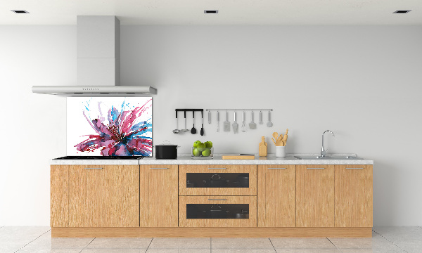Achterwand keuken Abstracte bloem