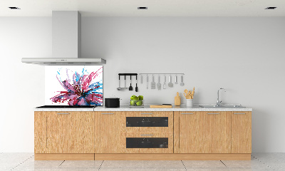Achterwand keuken Abstracte bloem