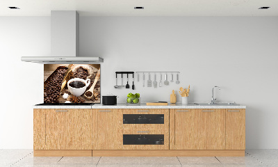 Achterwand keuken Een kopje koffie