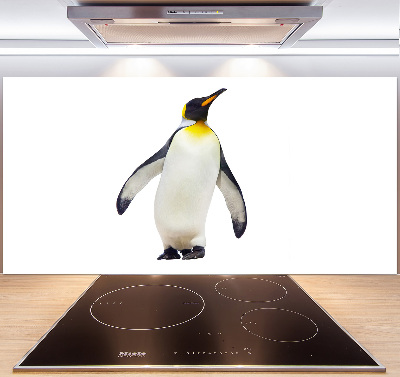 Glazen achterwand keuken Pinguïn