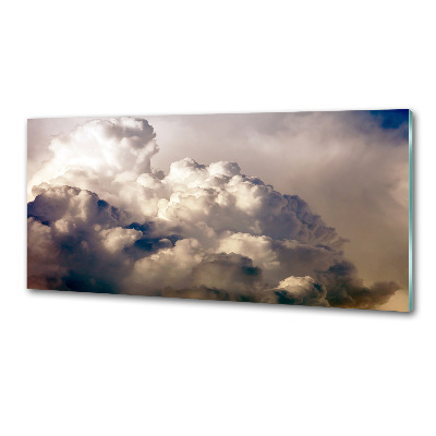 Glazen achterwand keuken Wolken aan de hemel