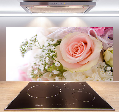 Achterwand keuken Een boeket bloemen