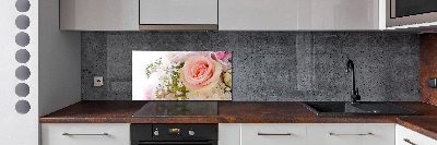 Achterwand keuken Een boeket bloemen