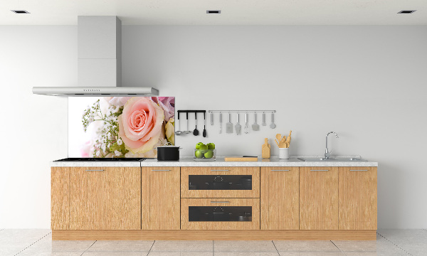 Achterwand keuken Een boeket bloemen