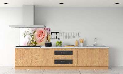 Achterwand keuken Een boeket bloemen