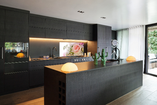 Achterwand keuken Een boeket bloemen