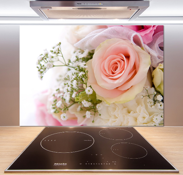 Achterwand keuken Een boeket bloemen
