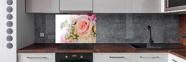 Achterwand keuken Een boeket bloemen