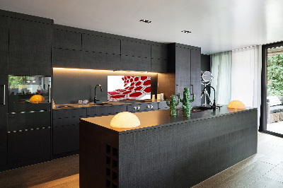 Spatscherm keuken 3D-abstractie