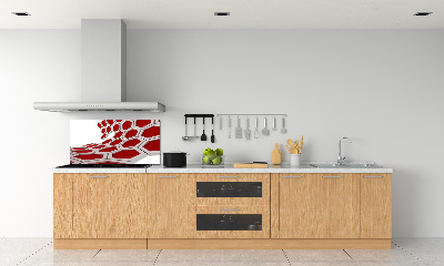 Spatscherm keuken 3D-abstractie