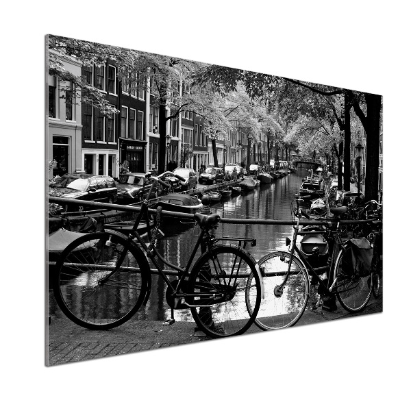Spatplaat keuken Amsterdamse fietsen